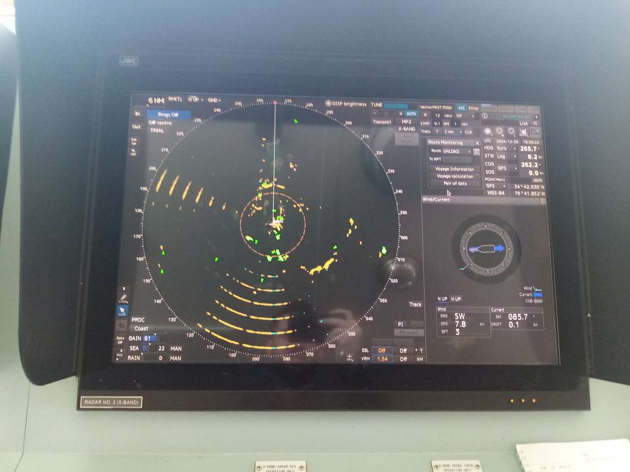 SART test indication on X-Band radar